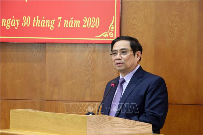 Ủy viên Bộ Chính trị, Bí thư Trung ương Đảng, Trưởng ban Tổ chức Trung ương Phạm Minh Chính phát biểu tại buổi lễ. Ảnh: Đoàn Mạnh Dương-TTXVN Ủy viên Bộ Chính trị, Bí thư Trung ương Đảng, Trưởng ban Tổ chức Trung ương Phạm Minh Chính phát biểu tại buổi lễ. Ảnh: Đoàn Mạnh Dương-TTXVN